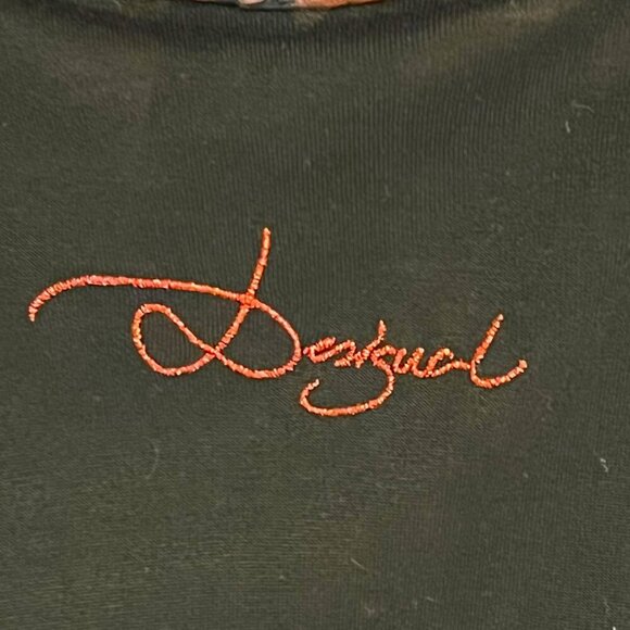 Desigual Shawl with fringe Neckline Midi Dress - Picture 9 of 15